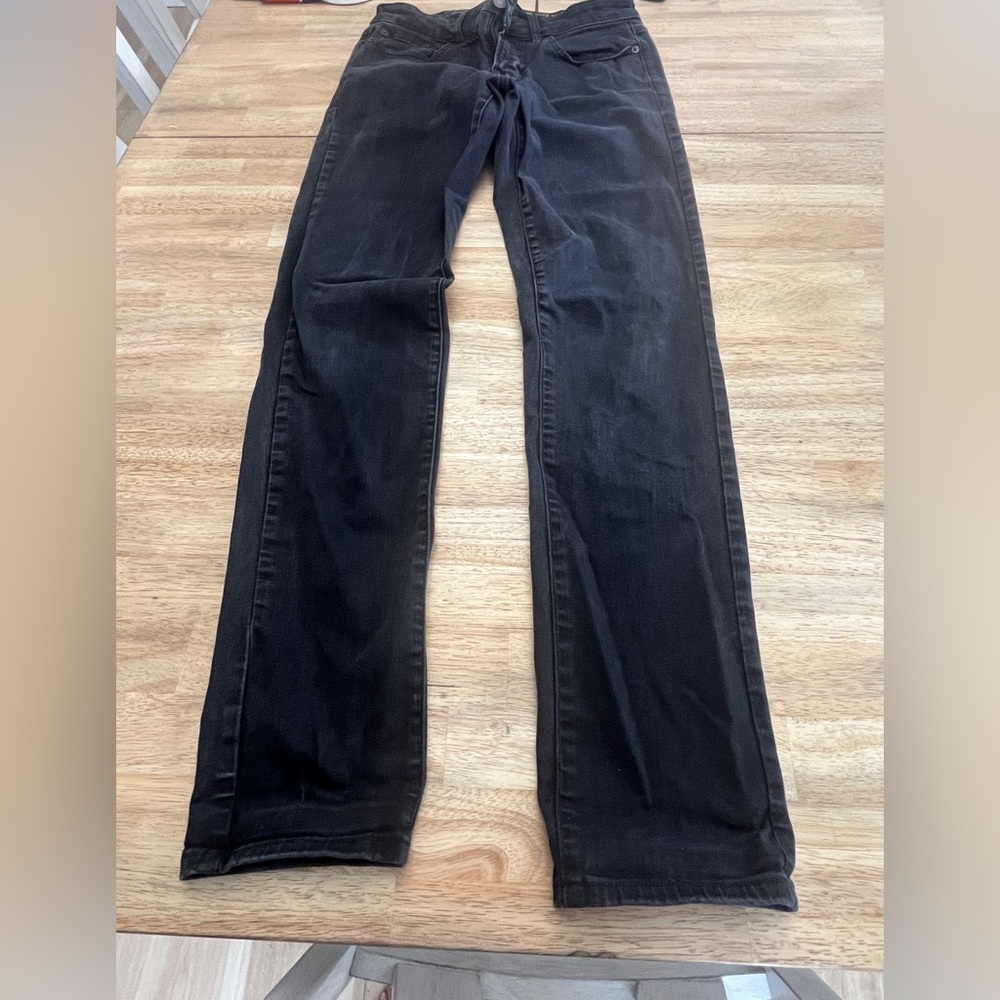 American Eagle Outfitters Black Straight Jeans Premium Denim
